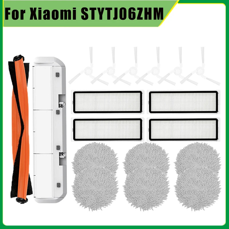 Dành Cho Xiaomi Mijia Pro STYTJ06ZHM Robot Tự Làm Sạch Máy Hút Bụi Bàn Chải Bên Chính Bộ Lọc HEPA Cây Lau Nhà Vải Phụ Kiện Thay Thế