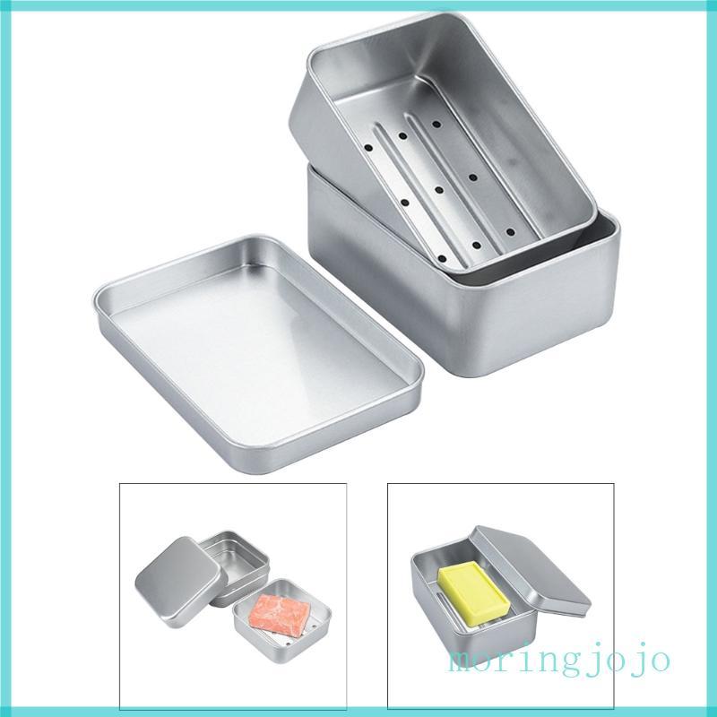 Hộp xà phòng JoJo Khay xà phòng du lịch bằng nhôm cho hộp đựng xà phòng gia đình và du lịch