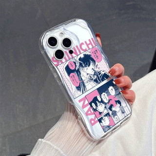 Detective Conan Shinichi Kudo case lưng iPhone Cho 11 case iPhone 16 plus 12 13 14 pro max 15plus cover 15prosoft case