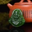 Mặt dây chuyền Phật Quan Âm Xanh Phong Cách Cổ Điển Retro
