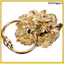 Tay nắm cửa màu đen Lion Gold Tainless Knocker Cổng kéo trang trí khxinggao