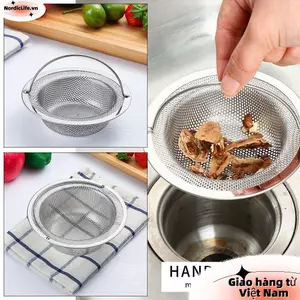 NORDICLLIFE Bồn Rửa Lọc Phòng Tắm Tắm Nhà Bồn Rửa Nước Cắm Lưới Làm Sạch Chất Liệu Bao Colander