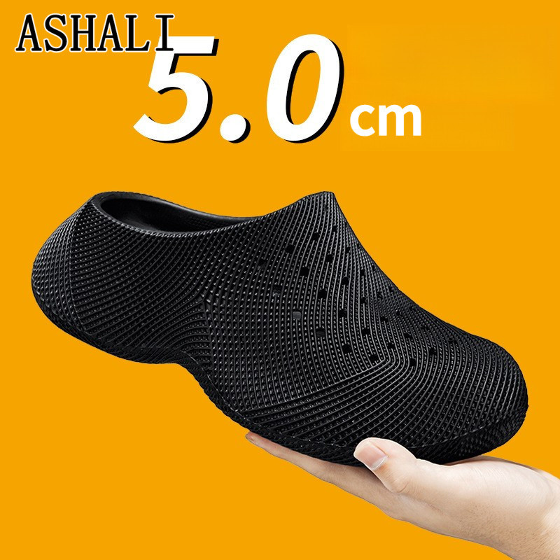 ASHALI Giày Sandal Đệm Không Khí Đế Dày Nam Mùa Hè Mặc Ngoài Chống Trơn Trượt Chống Sốc Thoáng Khí | BigBuy360 - bigbuy360.vn