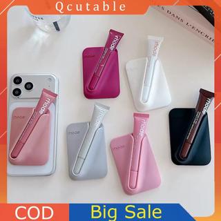 Silicone Son Bóng Giá Đỡ Chống Trơn Trượt Tự Dính Môi Bảo Vệ Grip-On Silicone Son Dưỡng Môi Cho & Android Phụ Kiện