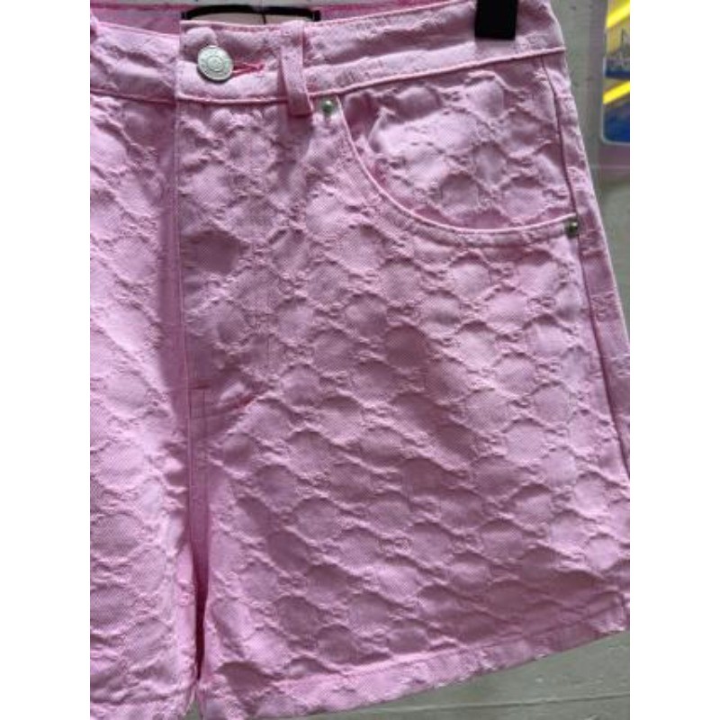 Quần short Jacquard lưng cao mới dành cho nữ