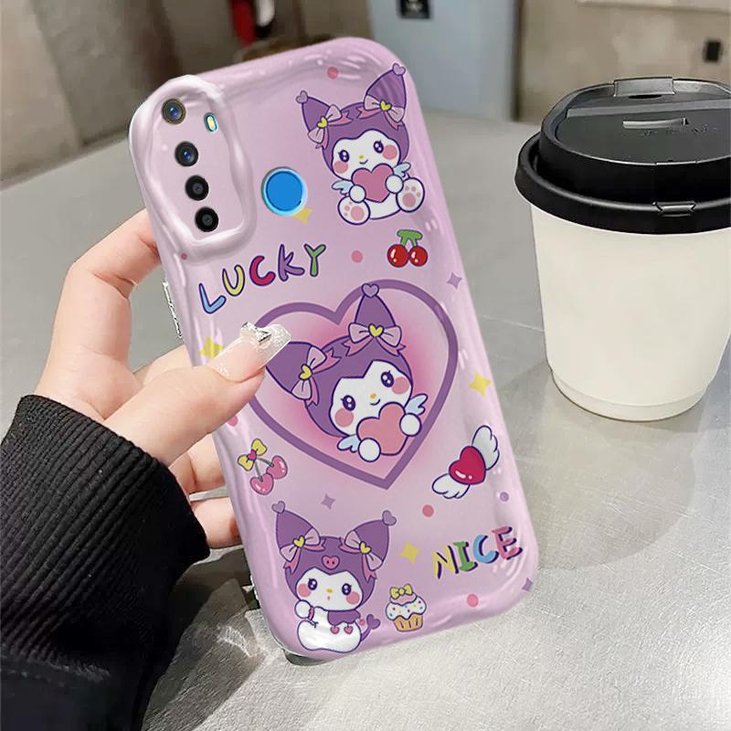 Vỏ silicon hoạt hình cho Realme 5 5i 5S 6i 3D TPU mềm Sanrio Kuromi Cặp đôi My Melody Vỏ điện thoại chống sốc