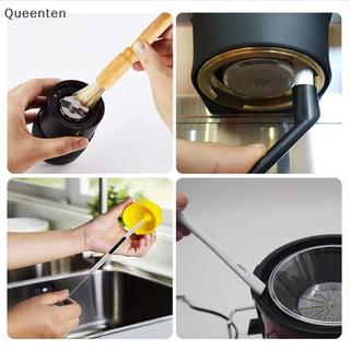 Queenten 4 Chiếc Máy Pha Cà Phê Làm Sạch Bộ Máy Xay Cà Phê Bàn Chải Cho Máy Pha Cà Phê Espresso Đầu Nhóm Pha Bàn Chải Làm Sạch QT