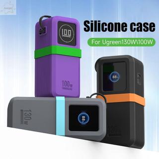 AWNGD Silicone, Bảo vệ chống bụi mềm, Vỏ bảo vệ chống sốc di động cho UGREEN Nexode Power Bank 20000mAh 130W / 12000mAh 100W Du lịch