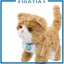 Meowing Walking Kitty Plush Toy Tail Wagging Đa năng cho trẻ mới biết đi 18x10x17cm với chức năng ghi âm Mô phỏng thú cưng điện tử