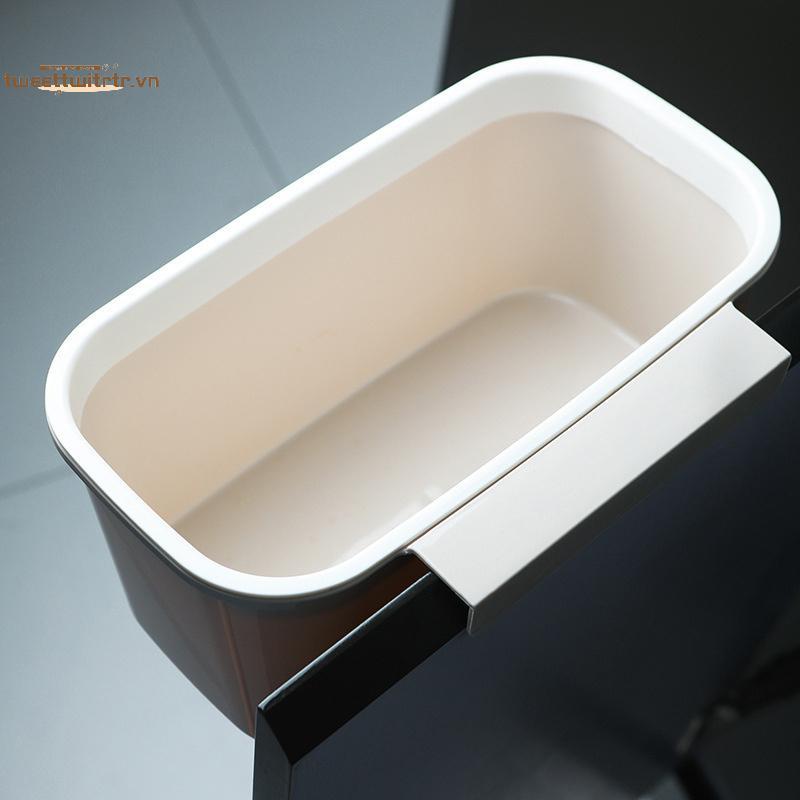 TRTR Nhà Dung Tích Lớn Đầu Giường Treo Giỏ Kệ Mini Nhà Bếp Thùng Rác Thùng Đựng Rác Tủ Bảo Quản Ra Thùng rác treo tường trong bếp VN