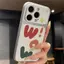 Chữ wow phù hợp với ốp lưng iPhone17/16pro dễ thương xr chống sốc mới nhất iPhone17pro