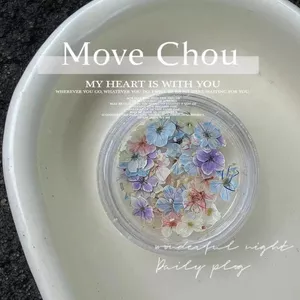 Làm móng tay|Làm móng tay Monet|Tranh sơn dầu màu sắc phù hợp với cánh hoa nhỏ|Trang sức hoa móng tay hỗn hợp DIY