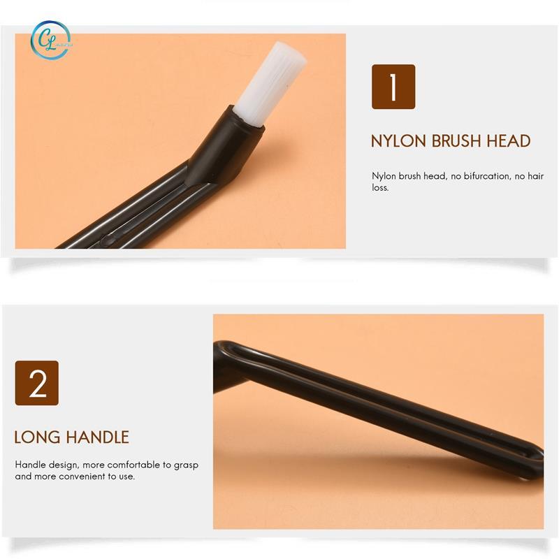 Bàn chải làm sạch máy pha cà phê Tay cầm bằng nhựa với bàn chải lông Nylon Bàn chải Espresso Dụng cụ làm sạch cà phê - Bộ 5
