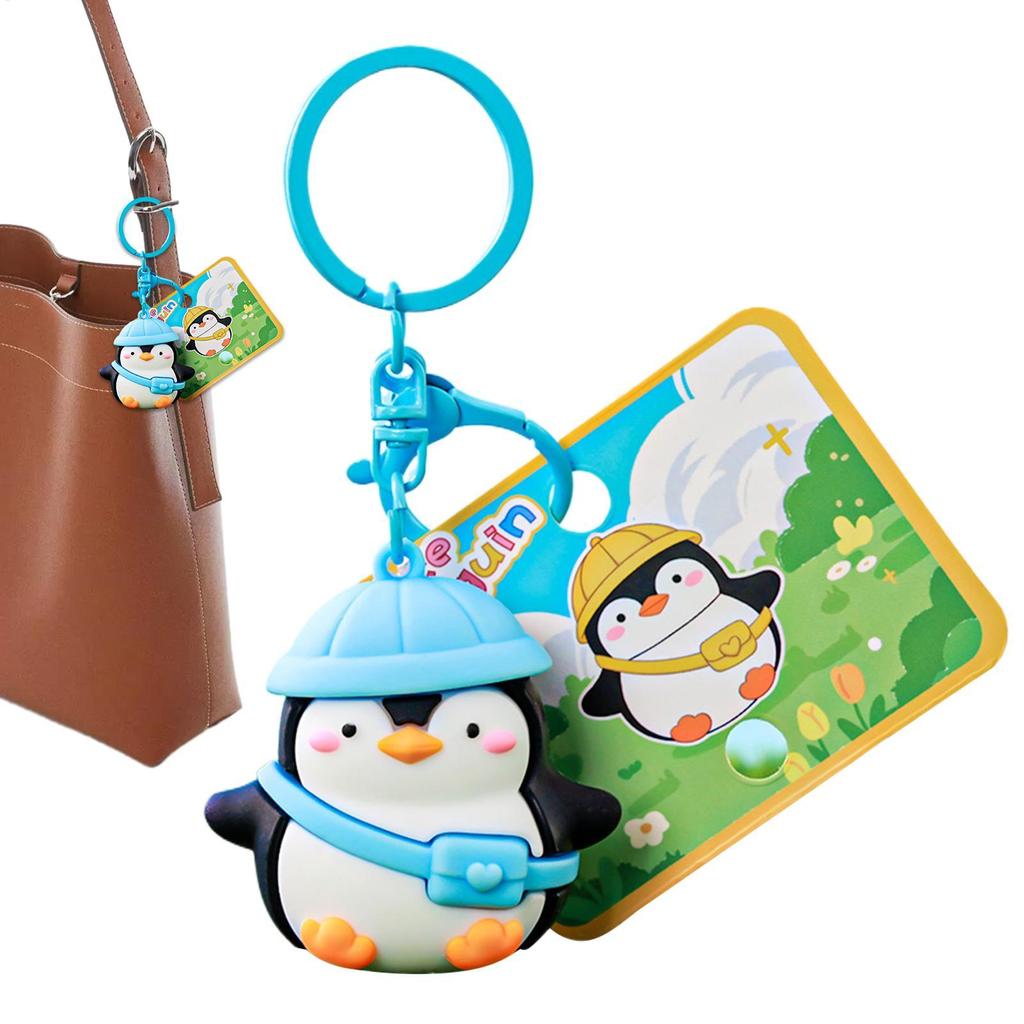Cute Penguin Keychain Cute Penguin Backpack Keychain Men's Fashion for Birthday School Party Travel Offices junlavn