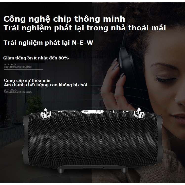 Loa Bluetooth Xtreme 2 Chống Nước Vân Vải Cao Cấp Bass Mạnh 40W Pin 10000mAh Nghe Nhạc Hay Tốt Nhất
