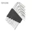 Toyuvn 8 Chiếc Đàn Guitar Allen Chìa Khóa Bộ Cờ Lê 1.5/2/2.5/3/4/5/5.5/6mm Để Khóa Vít Lục Giác