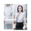 Thời Trang Nữ Dây Buộc Màu Tím Chắc Chắn Áo Dài Tay Nữ Công Sở Áo Sơ Mi Đồng Phục