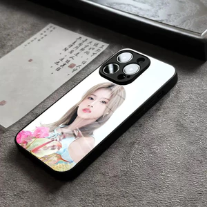 Ốp Điện Thoại BK-3 Kpop TWICE Cho iPhone 16 Pro Max 15 Plus 14 Pro 12 11 13 Mini X XR 6 8 7 Plus SE Glass Cover