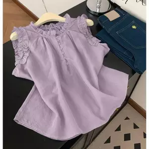 Áo Vest Không Tay Phong Cách Hàn Quốc, Thiết Kế Độc Đáo, Thích Hợp Mùa Hè