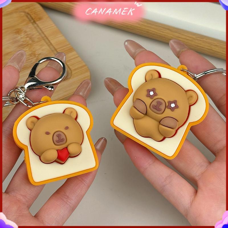 CANAMEK Antistress Hấp Bun Bóp Móc Khóa Đồ Chơi Phục Hồi Chậm Mềm Squishy Mặt Dây Chuyền Cho Văn Phòng Để Bàn Giảm Căng Thẳng CSF
