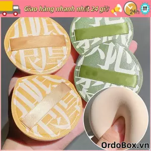 Miếng đệm trang điểm ORDOBOX, Miếng bọt biển trang điểm dạng giọt nước có thể tái sử dụng Hàn Quốc, Đệm không khí có thể giặt hình tam giác mềm mại thời trang cho kem và bột dạng lỏng