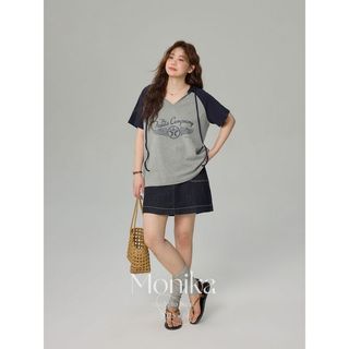 Plus Size Top Nữ Mùa Hè 2026 Rời 150kg Plus Size Nữ Tay Ngắn Có Mũ Trùm Đầu Béo mm Mỏng Hơn Nhìn Cổ Chữ V Cổ Plus Size Quần Áo Nữ