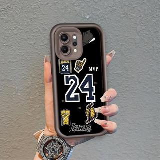 Ốp Lưng Cho OPPO Reno 6 8 10 11 12 13 14 15 F Pro Ốp Điện Thoại Silicon Mềm TPU NO.0 24 Bóng Rổ Cậu Bé Kobe Mắt Thiên Thần Chống Sốc Ốp Lưng