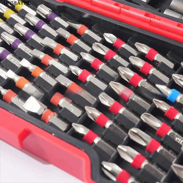 LINSBAYWU 83 Cái / hộp Bộ Bit Tua Vít Cầu Vồng, Bộ Ổ Cắm Mũi Tua Vít Thép Hợp Kim S2 Thiết Kế Cầu Vồng Bộ Ổ Cắm, Bộ Bit Hoàn Chỉnh Hộp Bảo Quản Bộ Mũi Khoan Thép Hợp Kim S2