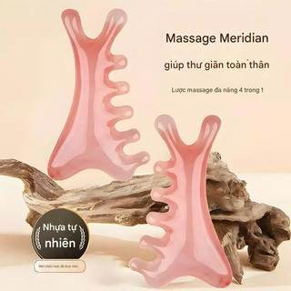 Dụng cụ mát xa da mặt Máy mát xa đầu chống lão hóa Máy cạo cổ Gua Sha để thư giãn nâng và săn chắc da Lý tưởng