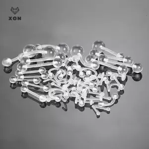Nhẫn lông mày, rốn, mũi làm từ acrylic trong suốt