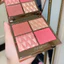 CT Straw Talk Limited Facial Palette Blush Highlighter All-in-One Palette Gentle Pink Brown Tăng cường làn da dành cho người mới biết Bảng trang điểm thân thiện