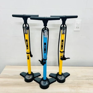 Bơm xe đạp xe máy Kirito Nhật Bản có đồng hồ áp suất,bơm tay xe máy xe đạp,bơm hơi xe đạp xe máy,bơm cây inox,bơm sàn xe