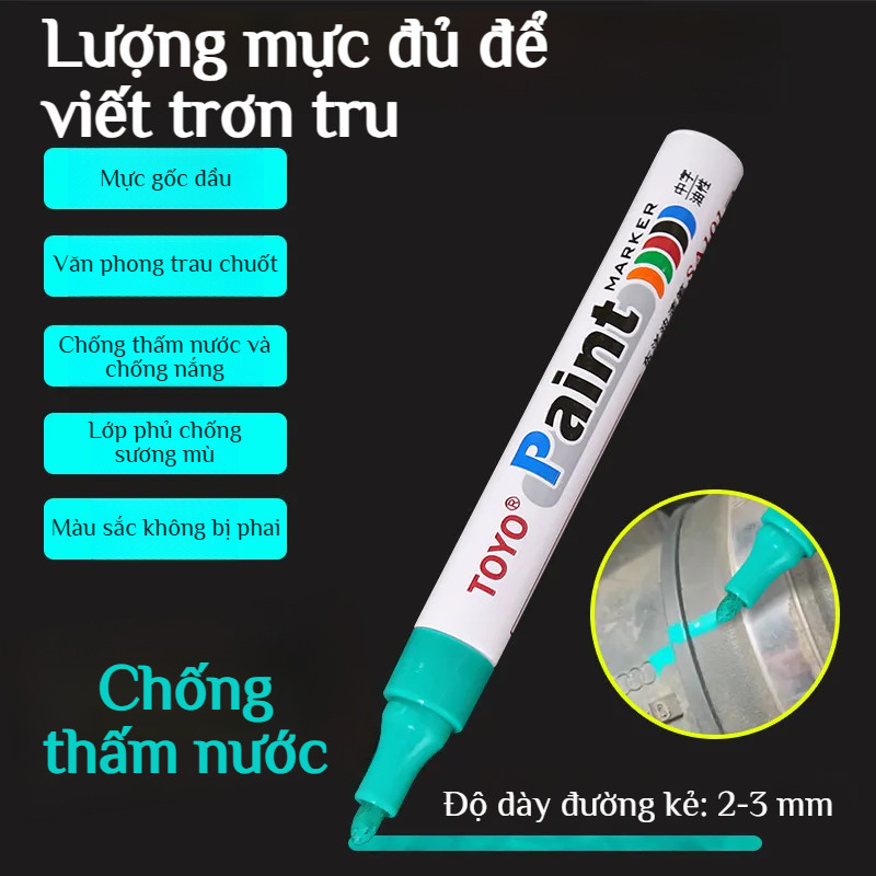 🔥Giá sốc🔥Bút đánh dấu sơn đa năng/bút đánh dấu sơn/bút đánh dấu sơn dặm vá xe/bút đánh dấu lốp không phai màu/bút dặm sơn xe/bút sơn lốp xe