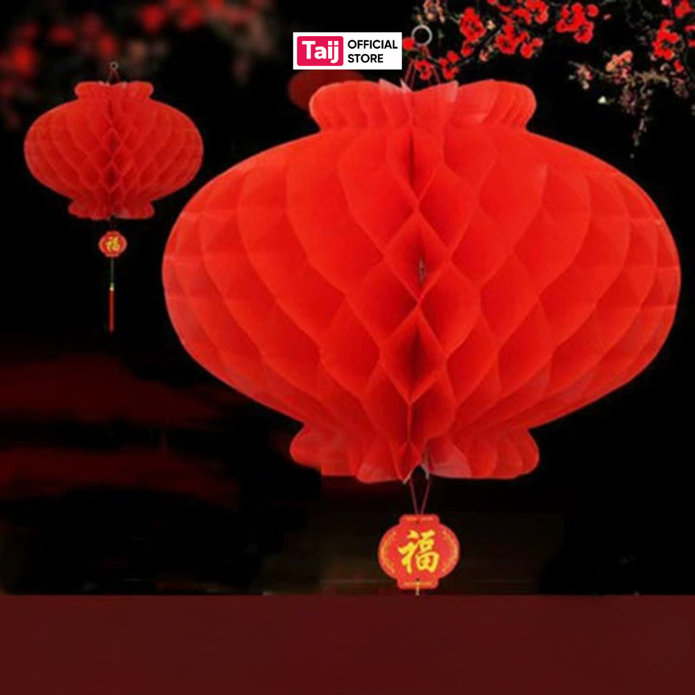 Đèn lồng đỏ mini treo trang trí rằm Trung thu, Lễ Tết, chống nước