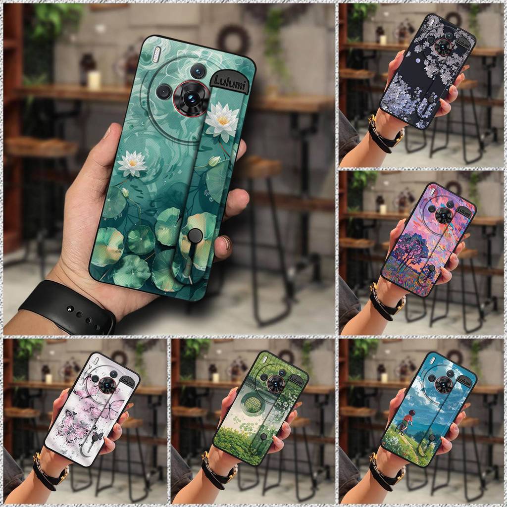 Ốp điện thoại di động trưởng thành Ốp điện thoại cho ZTE Nubia Z60S Pro Giá đỡ điện thoại silicon Bảo vệ màu trơn Vỏ mềm chống bụi bẩn Ốp lưng chống thấm nước Tranh tay áo