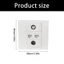Chất Lượng GODD Truyền Hình Đa Phương Tiện RJ45 F Kết Nối Tấm Tường Dễ Dàng Không Hàn Phích Cắm Trực Tiếp Lắp Đặt Mạng Ổ Cắm Mặt
