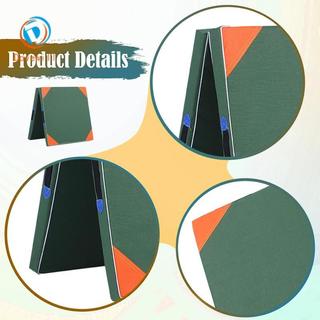 Thảm tập thể dục thể dục có thể gập lại Dovewill 120 Cm X 60 Cm, đa năng, di động, gấp đôi để tập thể dục, khiêu vũ, ngồi dậy