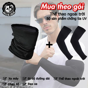 Mzion Khẩu trang xe máy bandana co giãn bảo vệ UV, thoáng khí