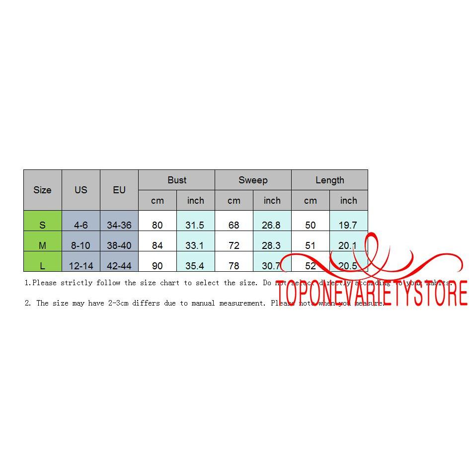 Topone-Nữ Xù Crop Top Thời Trang Màu Ren Viền Thắt Lưng Cổ Chữ V Áo Mùa Hè