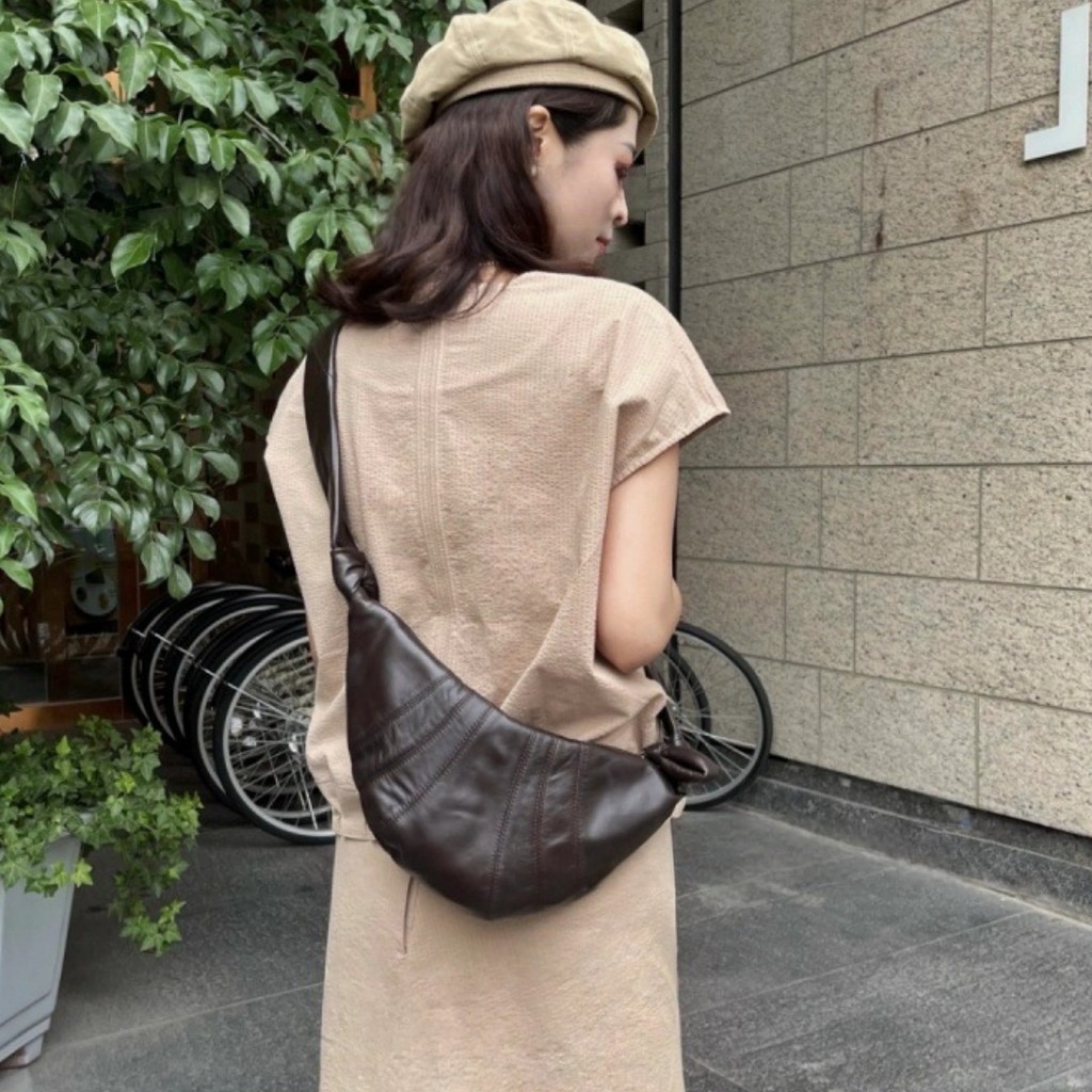 GC2 Túi sừng bằng da lười sang trọng dành cho nữ Túi đeo vai đi lại thanh lịch thời trang CG2