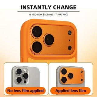 Hợp Kim Titan Không Lỗ Flash Sửa Đổi Mới Ống Kính Phía Sau Thay Đổi Ngay Lập Tức Cho IPhone 17 Pro Max Ống Kính Miếng Dán Cho iPhone 14 15 16 Pro Max Phim Bảo Vệ Ống Kính Máy Ảnh