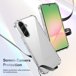 Dành Cho Samsung Galaxy A26 / A56 / A57 / M56 5G / M16 / M36 / F16 / F36 Ốp điện thoại Pha Lê Trong Suốt Cứng Chống Mài 4 Vỏ Mỏng Chống Sốc