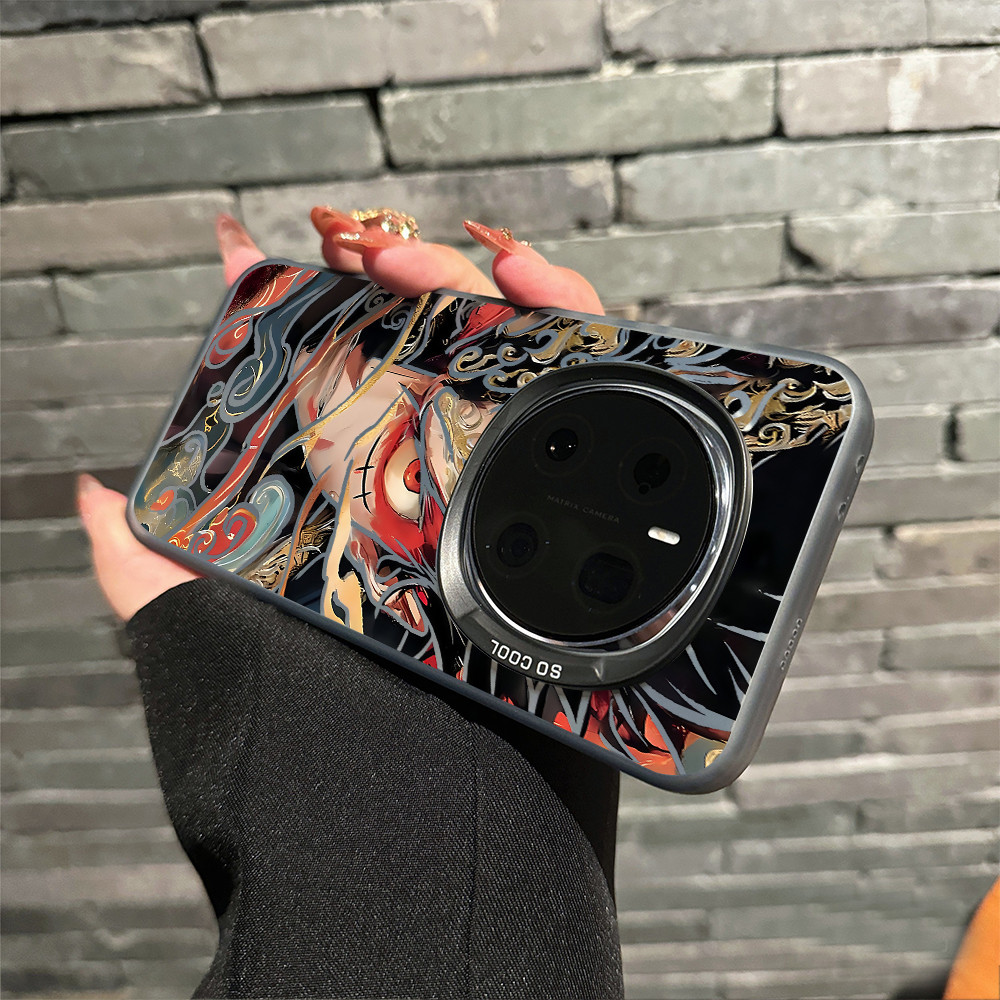 Vỏ điện thoại cứng micro-matte chống sốc One Piece Luffy of Kanagawa, dành cho Honor Magic 8 Pro / 7 Pro / 6 Pro / 300 / 400 / 300 X9D