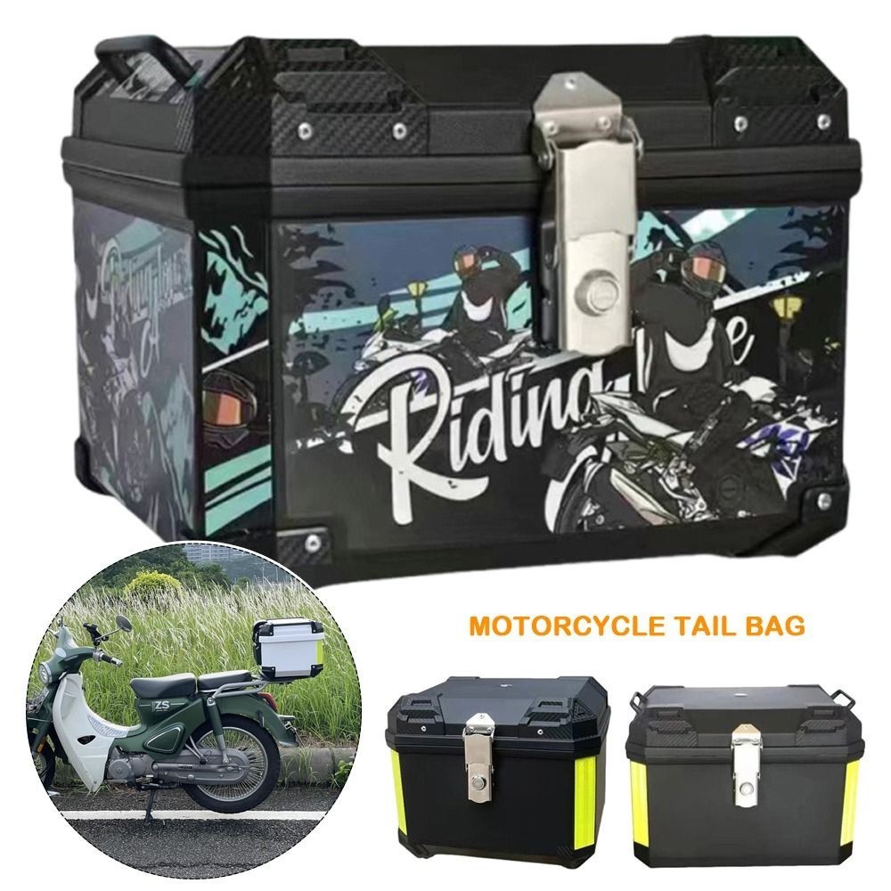 Thân xe máy chống nước 36L / 47L - Túi đuôi gắn phía sau bền bỉ để đi xe ngoài trời