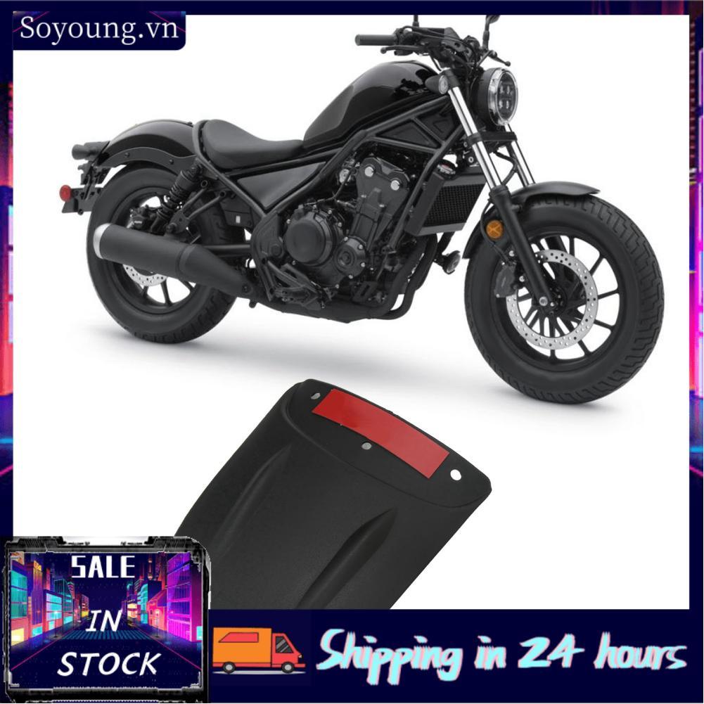 Soyoung Bộ mở rộng tấm chắn bùn phía trước xe máy Soyoung Ngăn chặn bùn bắn Dễ dàng cài đặt cho Honda Rebel 300 500 CMX500 2017-2021 với khả năng chịu nhiệt độ cao