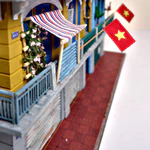 Mô Hình Nhà Gỗ Tự Lắp Ráp - Thế Giới Tí Hon - Mô Hình Sài Gòn Xưa - Mẫu Chợ Lớn GP135-02 — ảnh 4