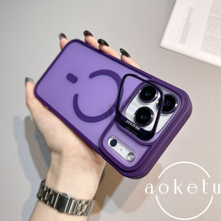 Vỏ ống kính khung vô hình 17 vỏ bảo vệ thích hợp cho iPhone 16 Promax Apple 15 Pro Vỏ điện thoại từ tính 14 Cặp đôi 13 mờ chống rơi bìa cứng