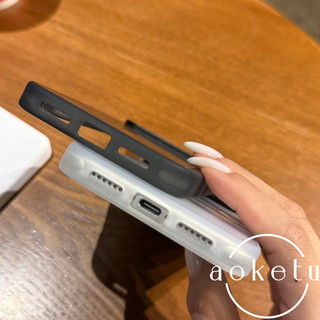Thích hợp cho vỏ điện thoại Apple 17 Promax vòng hút từ tính da cảm thấy mờ trong suốt iPhone 16 vỏ cứng 15 / 14 bao gồm tất cả vỏ bảo vệ chống rơi