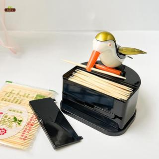 Hộp đựng tăm dễ dàng vận hành với thiết kế hình con chim nhỏ độc đáo cho nhà bếp Nhà hàng Phòng khách