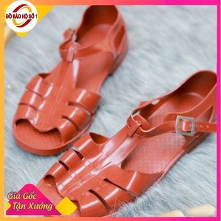 Dép Rọ BĐ cao su[loại 1]dép dọ đi nắng đi mưa, bảo hộ chân đi lao động, đi rừng chống trơn trượt quai kim loại siêu bền